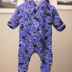 Cherry Tree infant body fleece